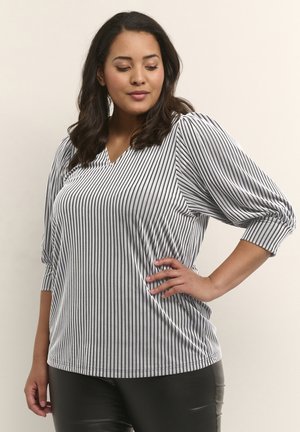 CACANNA  - Bluza - silver grey   black stripe