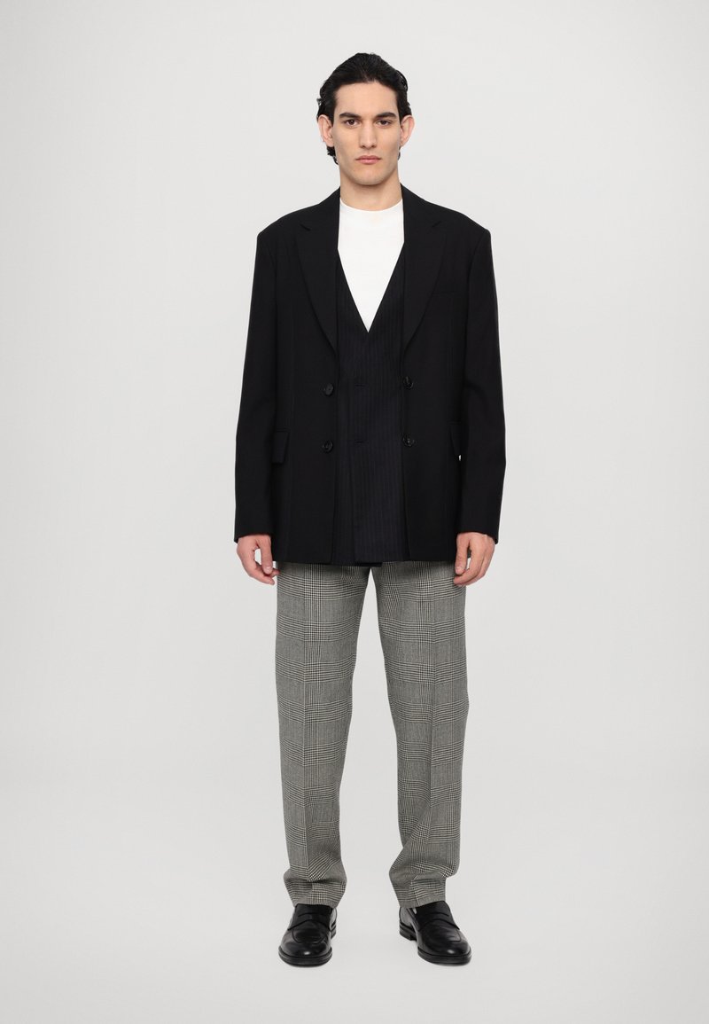 Feng Chen Wang DECONSTRUCTION PATCHWORK UNISEX - Blazer - black