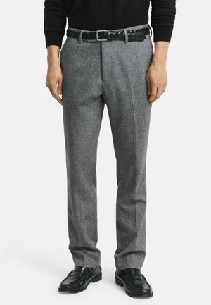 HERRINGBONE  - Anzughose - antracit melange