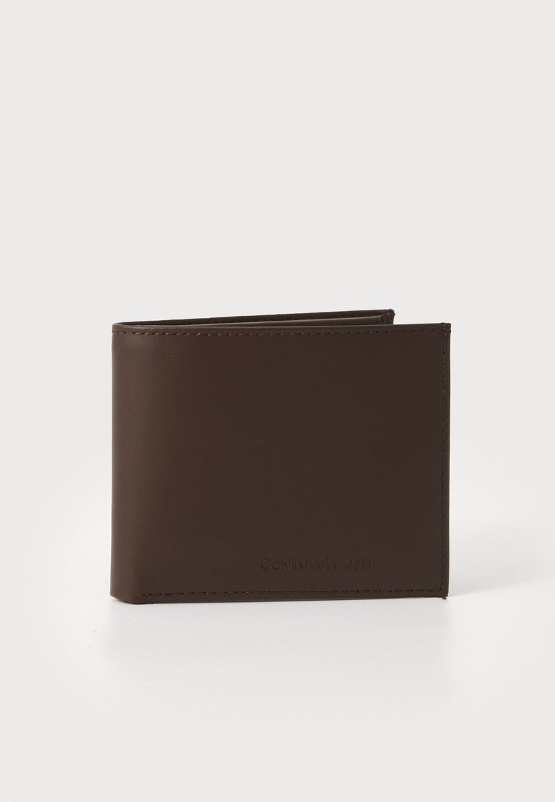 Calvin Klein BIFOLD - Portofel - dark brown