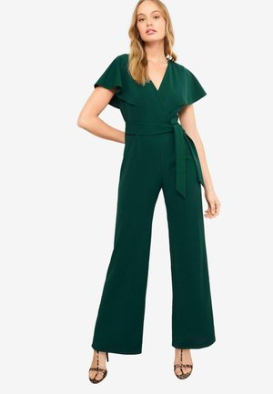 Friends Like These SHORT FRILL SLEEVE WRAP - Overal - green