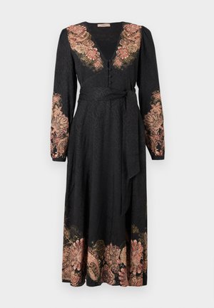 TWINSET DRESS - Vapaa-ajan mekko - nero/ruggine