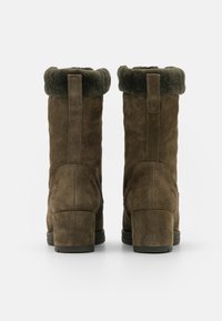 Unisa Stivaletti con plateau - khaki