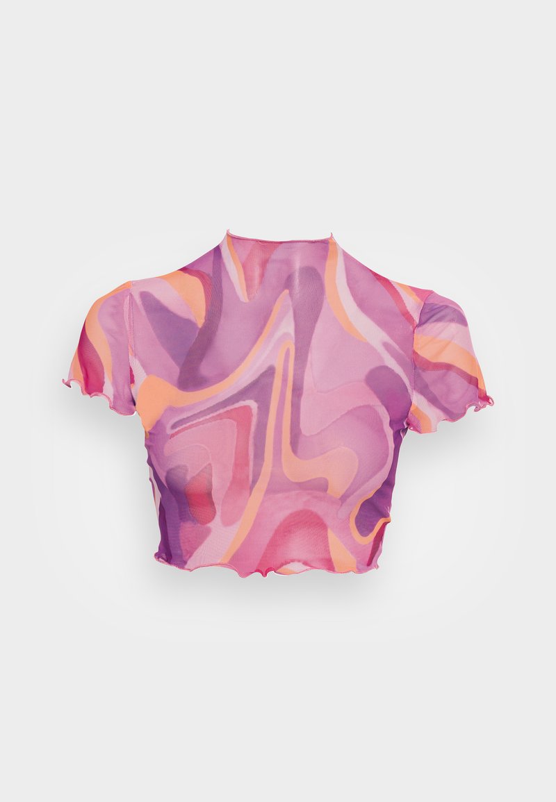 Nly by Nelly T-shirt print donkerroze