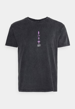 WASHED RUINS UNISEX - Triko s potiskem - black
