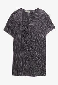 PLEATED TWIST TOP - Printtipaita - slate