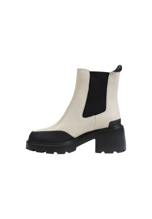 Kotníkové boty na platformě - beige-chiaro