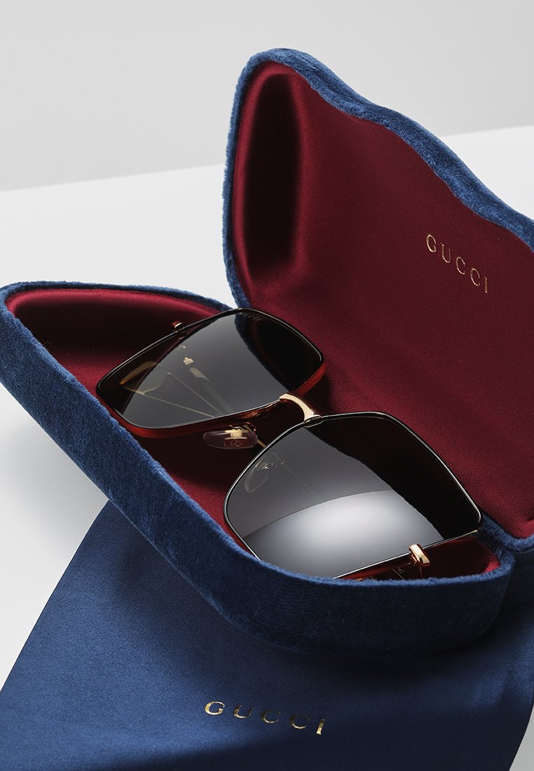 Gucci Zonnebril - gold-coloured/grey/goudkleurig - Zalando.nl