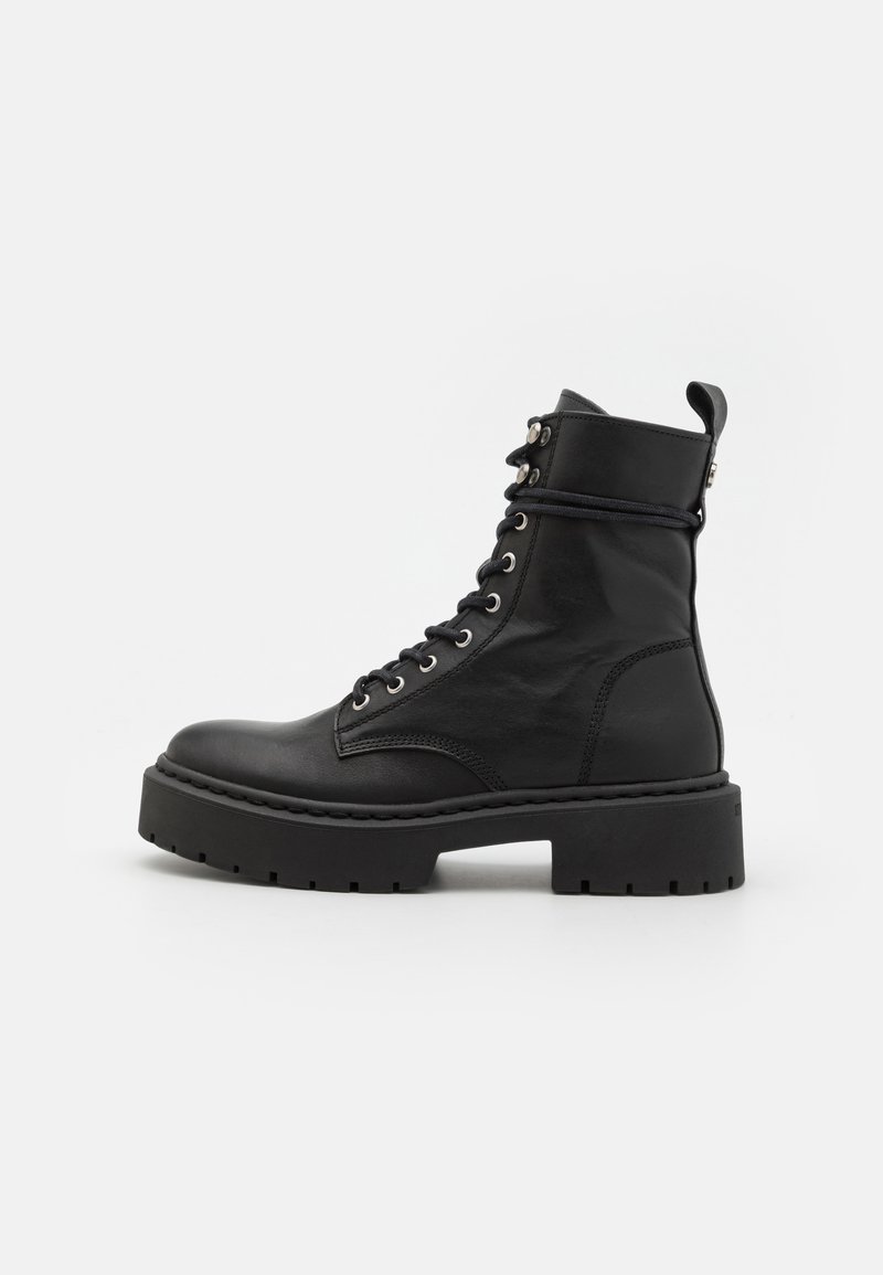 Steve Madden GUSTO - Stivaletti con plateau - black