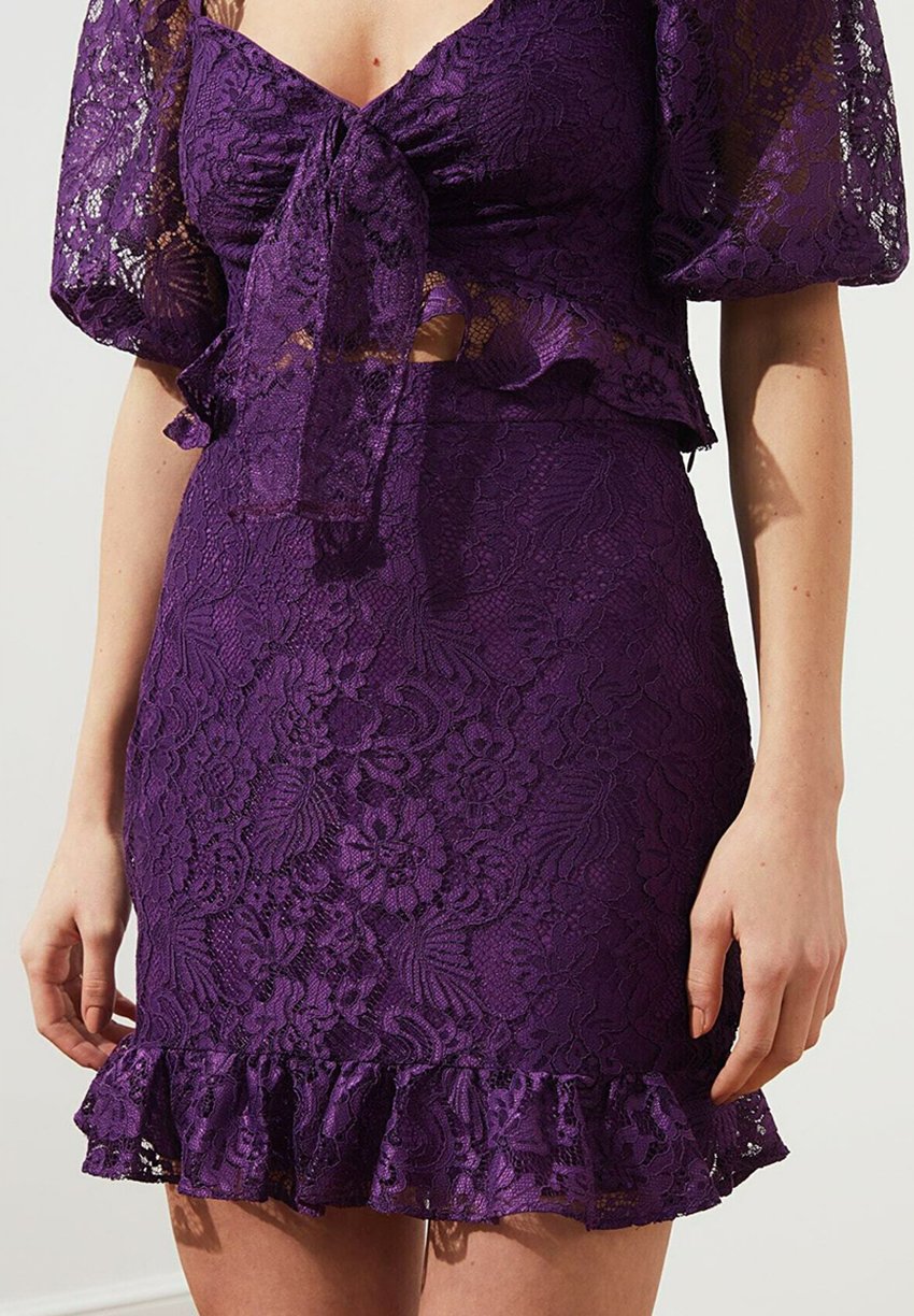 Trendyol Gonna a tubino - purple/viola - Zalando.it
