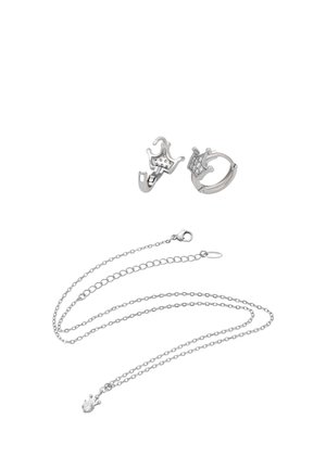 SET - Øreringe - silver-coloured