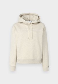 MDRN REG CORP LOGO  - Felpa con cappuccio - oatmilk heather