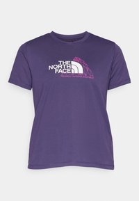 The North Face MOUNTAIN FOUNDATION SS TEE - Spordi T-särk - eternal purple