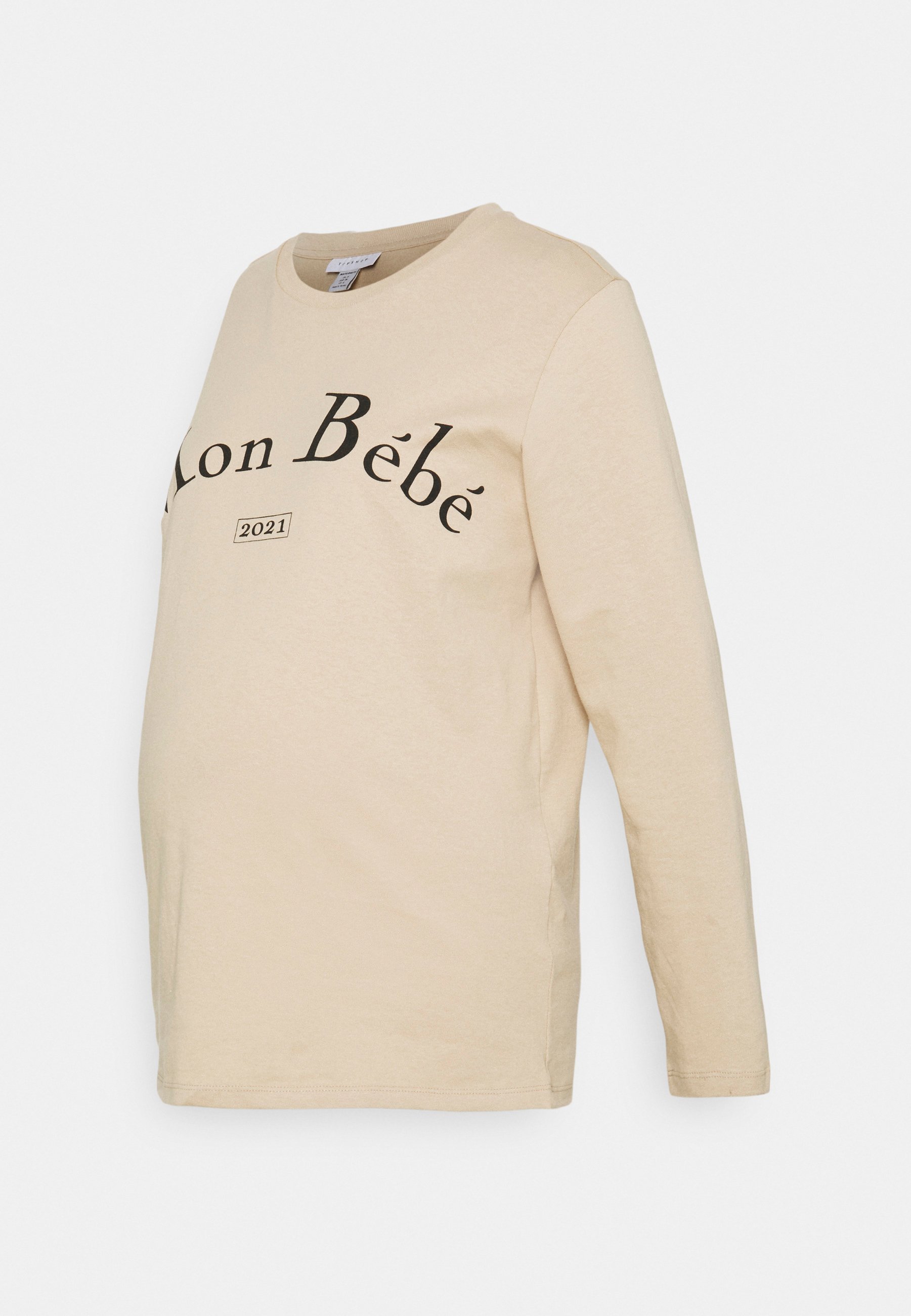 Topshop Maternity Mon Bebe Long Sleeved Top Taupe Beige Beige Zalando Co Uk