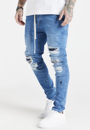 Slim fit jeans - washed blue