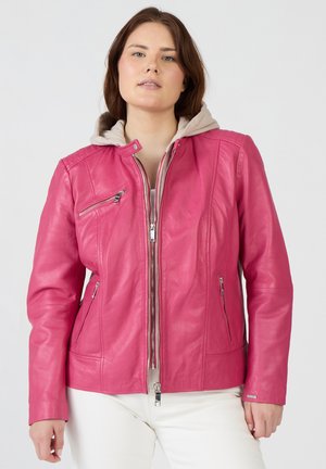 Lederjacke - pink