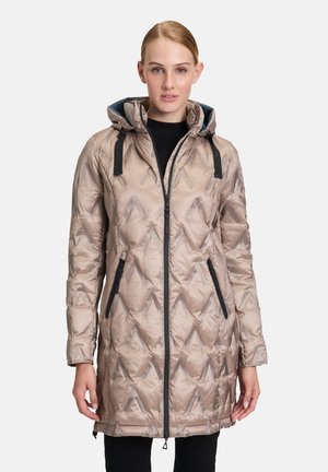MIT KAPUZE - Piumino lungo - beige