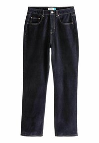 Sirgete säärtega teksad - navy flocked