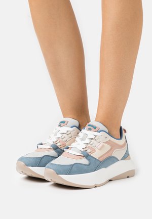 MONSTAR - Sneakers laag - soft petroleo/suprima gris claro/yoda rosa