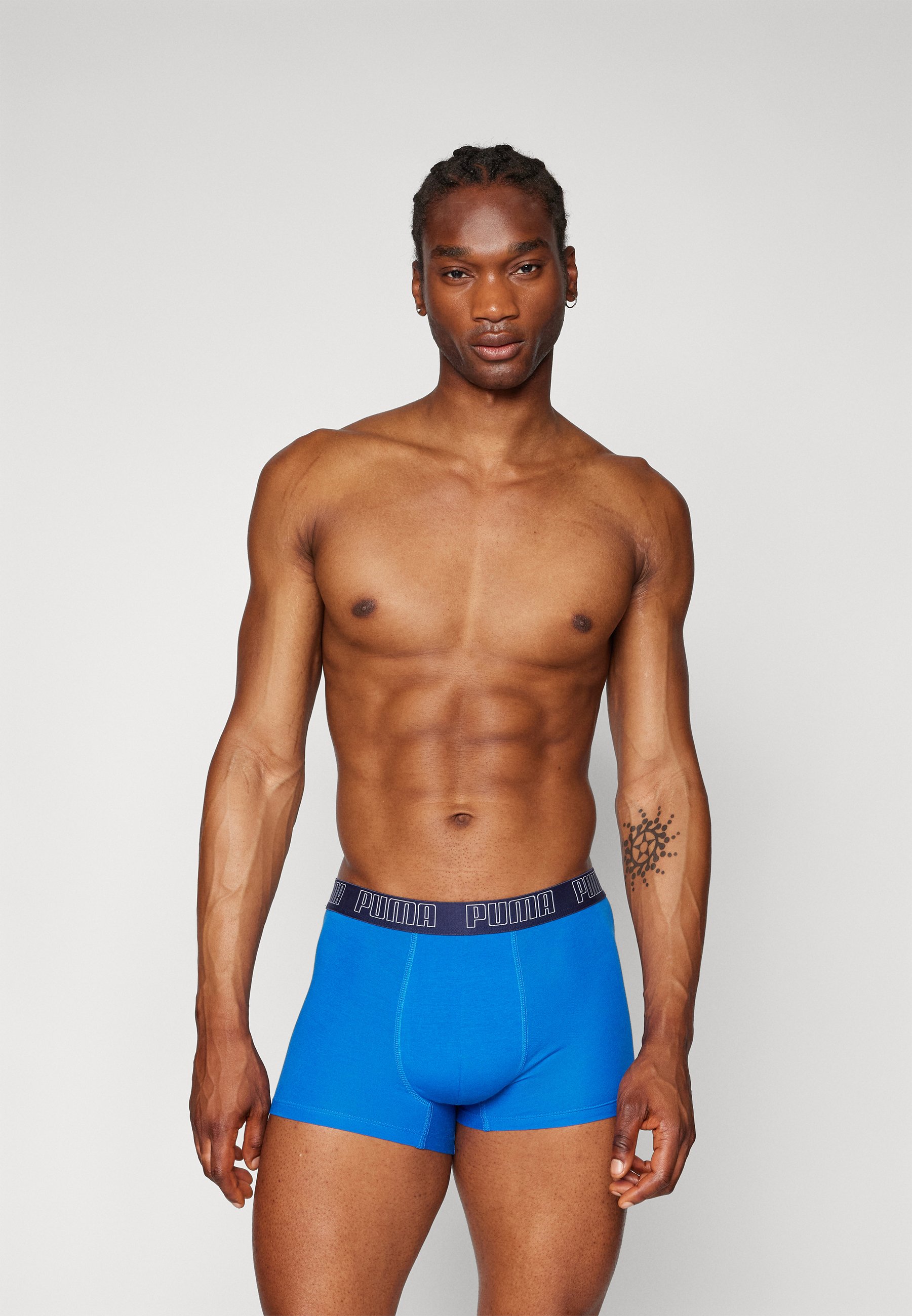 Puma MEN EVERYDAY TRUNK 4 PACK - Boxers - blue/black/blauw - Zalando.nl