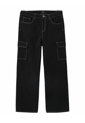 Straight leg jeans - black