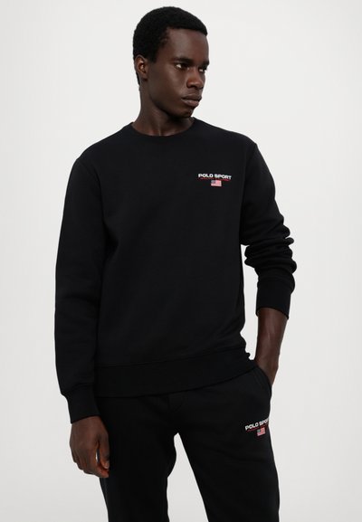Polo Ralph Lauren POLO SPORT SWEATSHIRT UNISEX - Bluză de molton - black/white