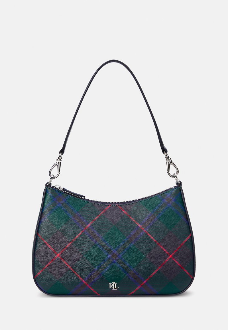 Lauren Ralph Lauren LEATHER MEDIUM DANNI BAG - Rokassoma - refined navy