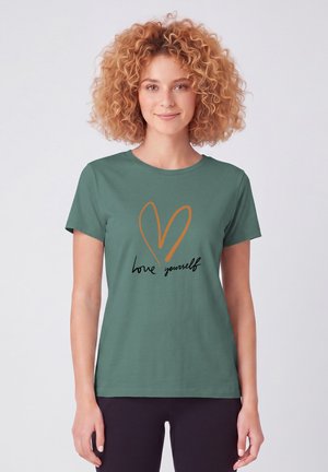 watapparel, SELF LOVE - T-shirt print - green bay