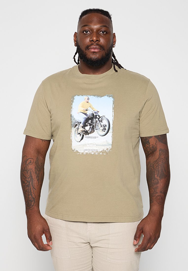 Barbour International T-shirt print beige