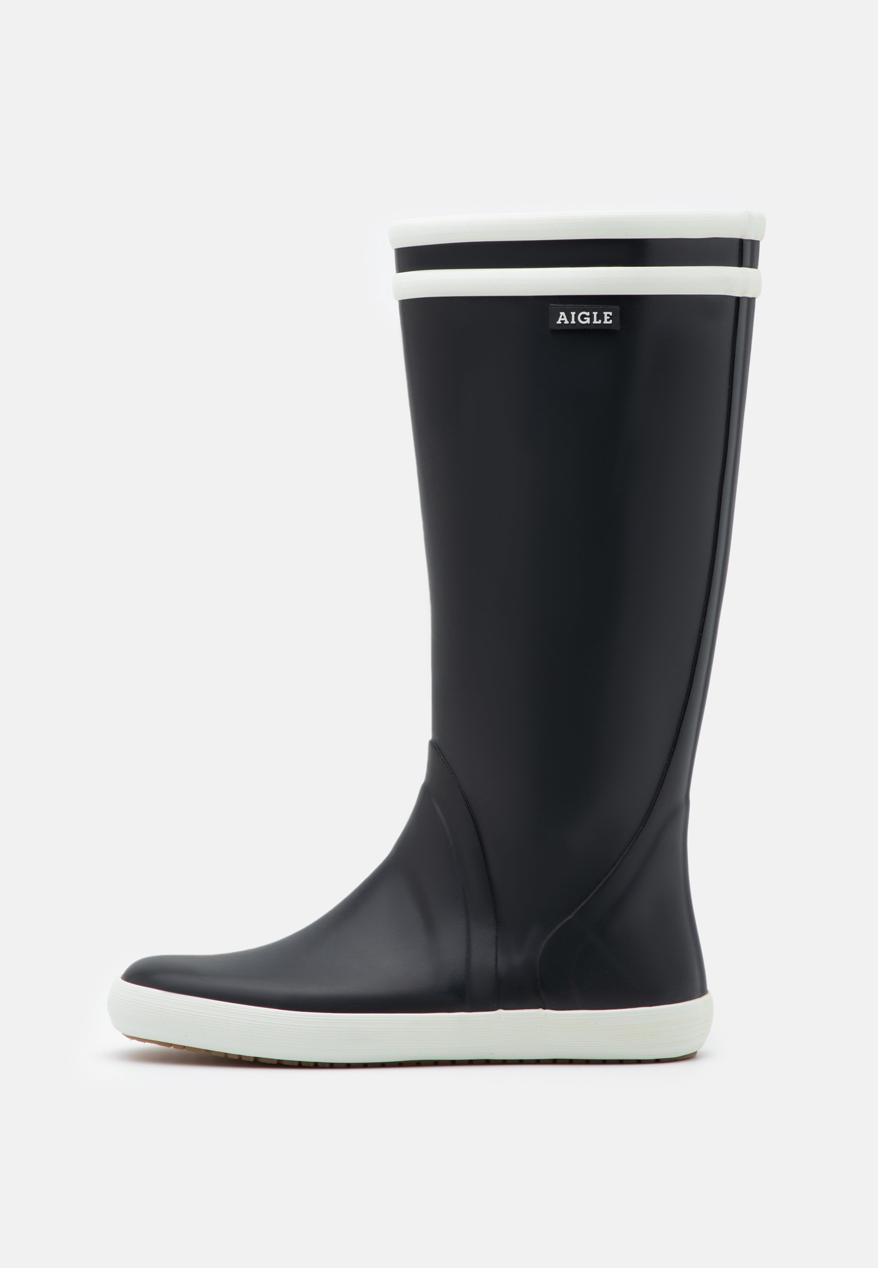 Aigle GOELAND - Botas de agua - marine/blanc/crema - Zalando.es
