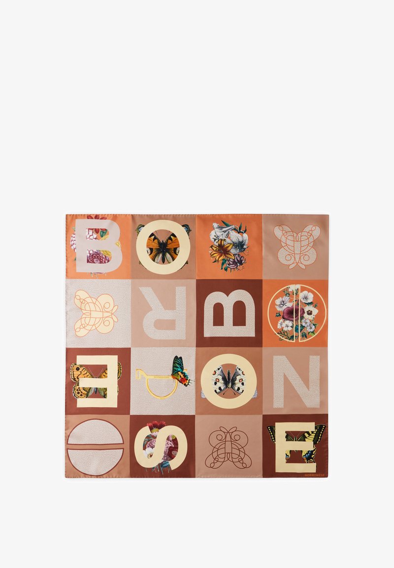 Borbonese Foulard tangerine coconut sabbia/arancione - Main Image