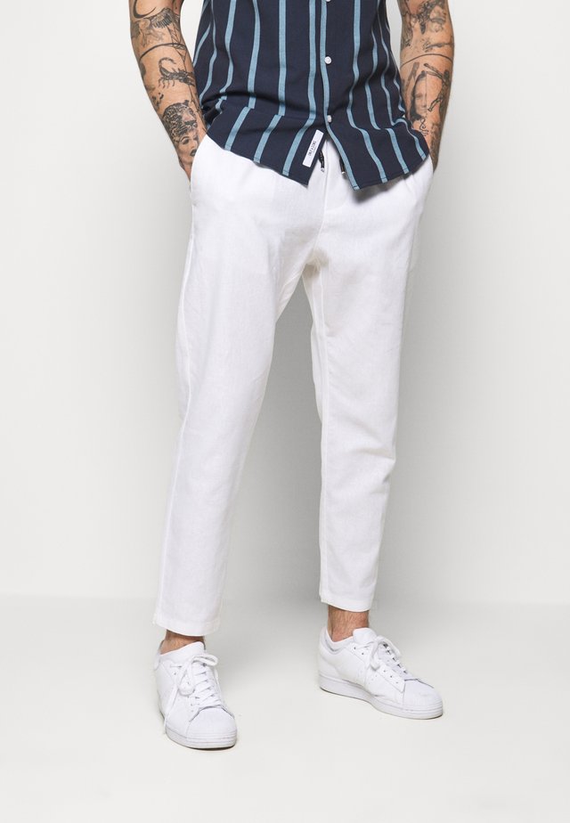 ONSLINUS CROP - Pantaloni - bright white
