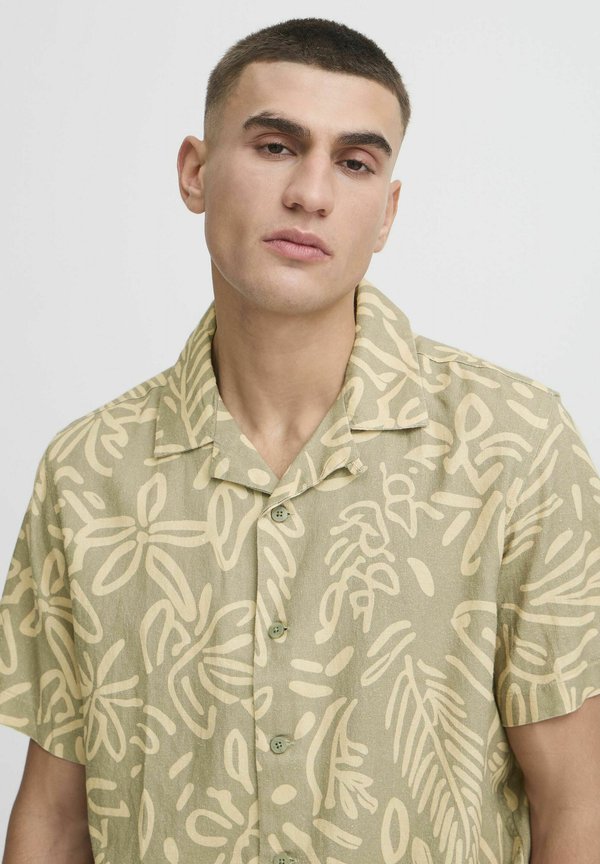 SDPAIMAN LINEN MIX - Shirt - vetiver2