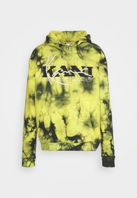 RETRO TIE DYE HOODIE UNISEX - Camisola - yellow