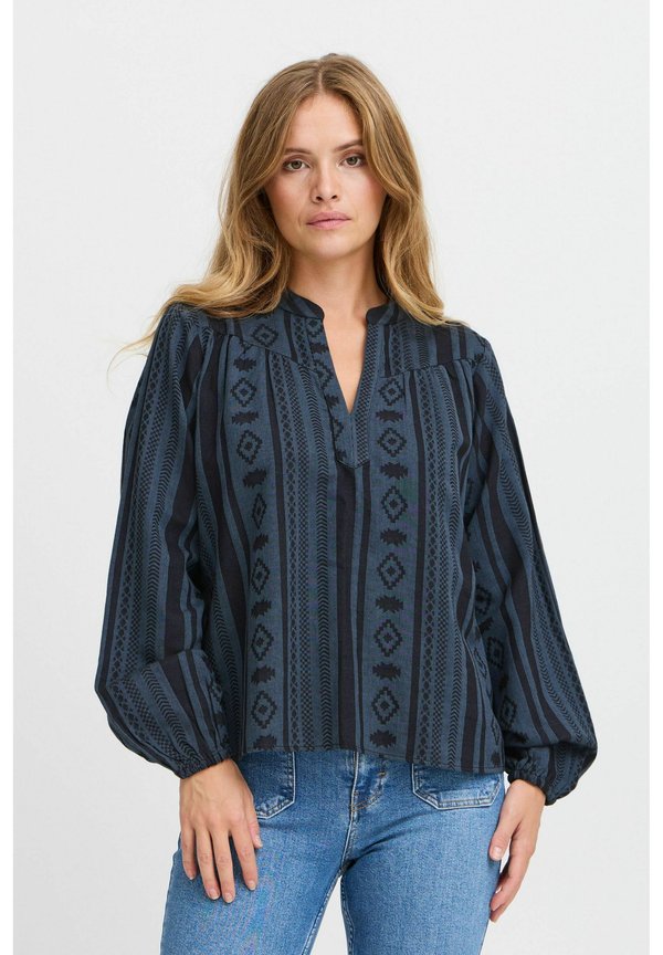 PZTIONA - Bluse - dark sapphire strip