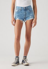 Levi's® - 501® ORIGINAL SHORT - Džinsiniai šortai - blue denim Miniatiūros vaizdas 1