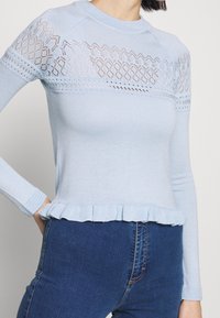 Topshop Strickpullover - light blue