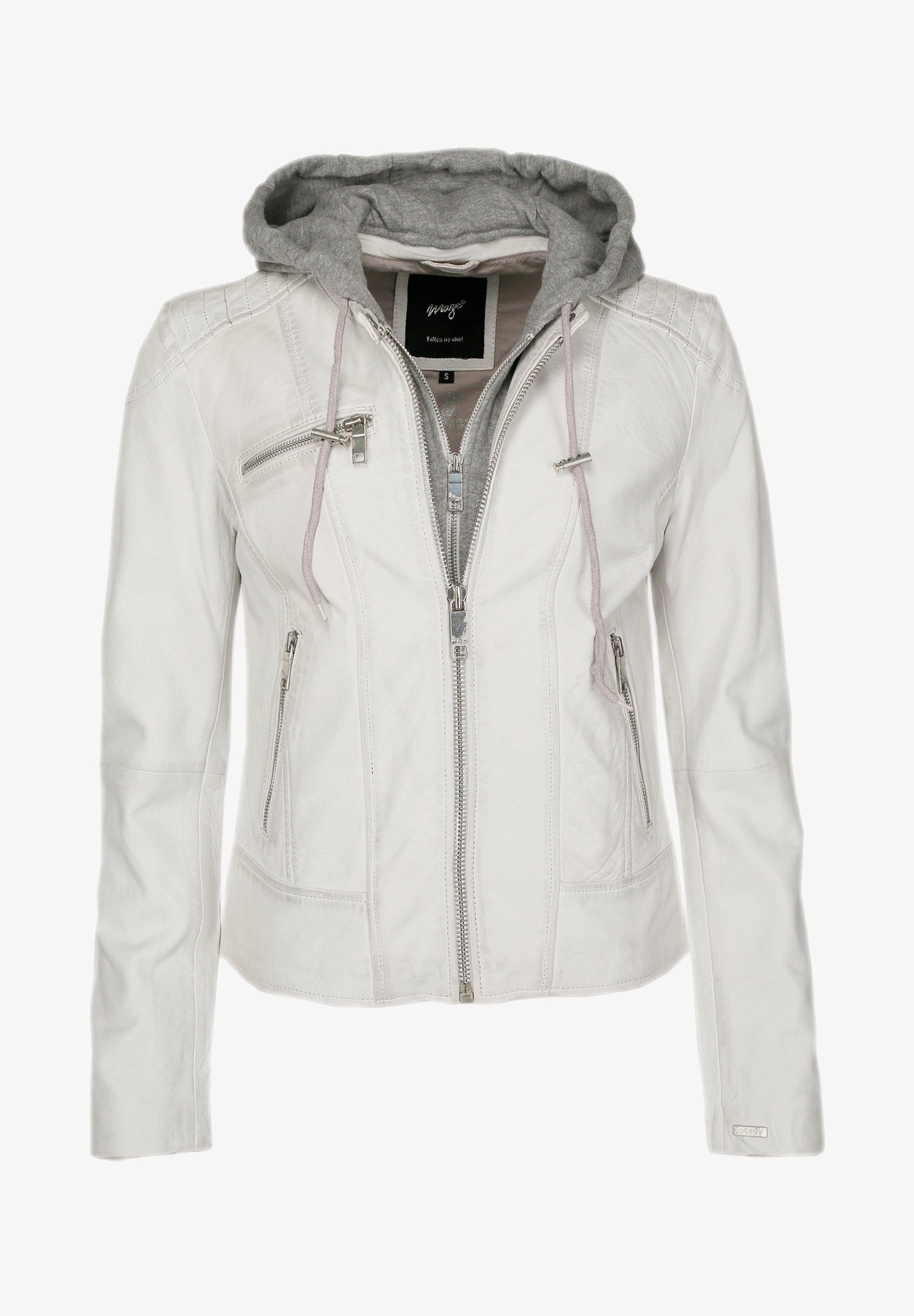 Maze MODERN MICO Lederjacke white/weiß1