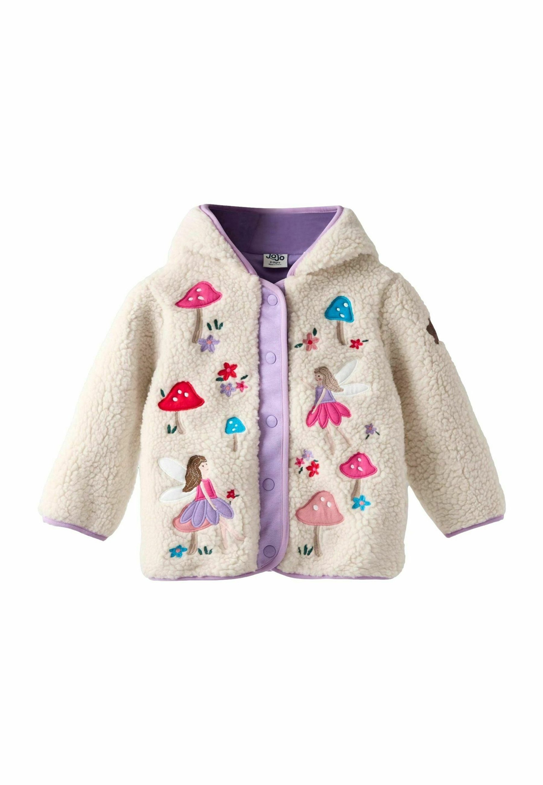 Polaire à Fermeture Éclair NEXT Pour Fille - Imprimé Fleurs Lilas - Taille 5 Ans - Chaud Et Confortable