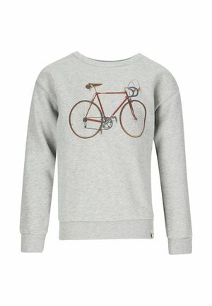 MIT FAHRRAD-PRINT - Sweater - grau
