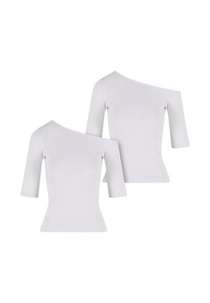 Urban Classics, 2-PACK - Lihtne T-särk - white white