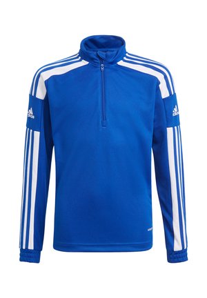 Felpa con zip - blauweiss