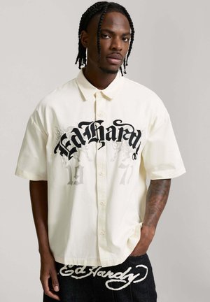 EMBROIDERED GOTHIC BOXY - Hemd - ecru