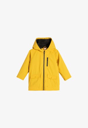 HOODED - Abrigo corto - mustard
