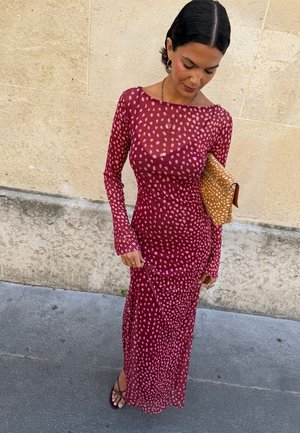 Never Fully Dressed, ARIA DRESS - Дълга рокля - red