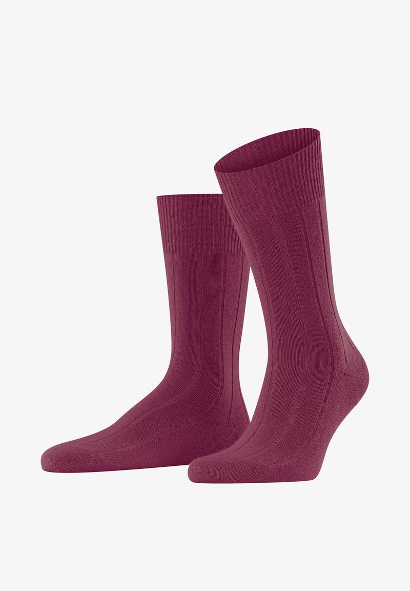 FALKE Lhasa Rib - Sokken - red plum