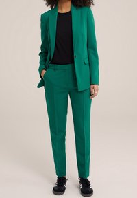 WE Fashion Chinos - dark green