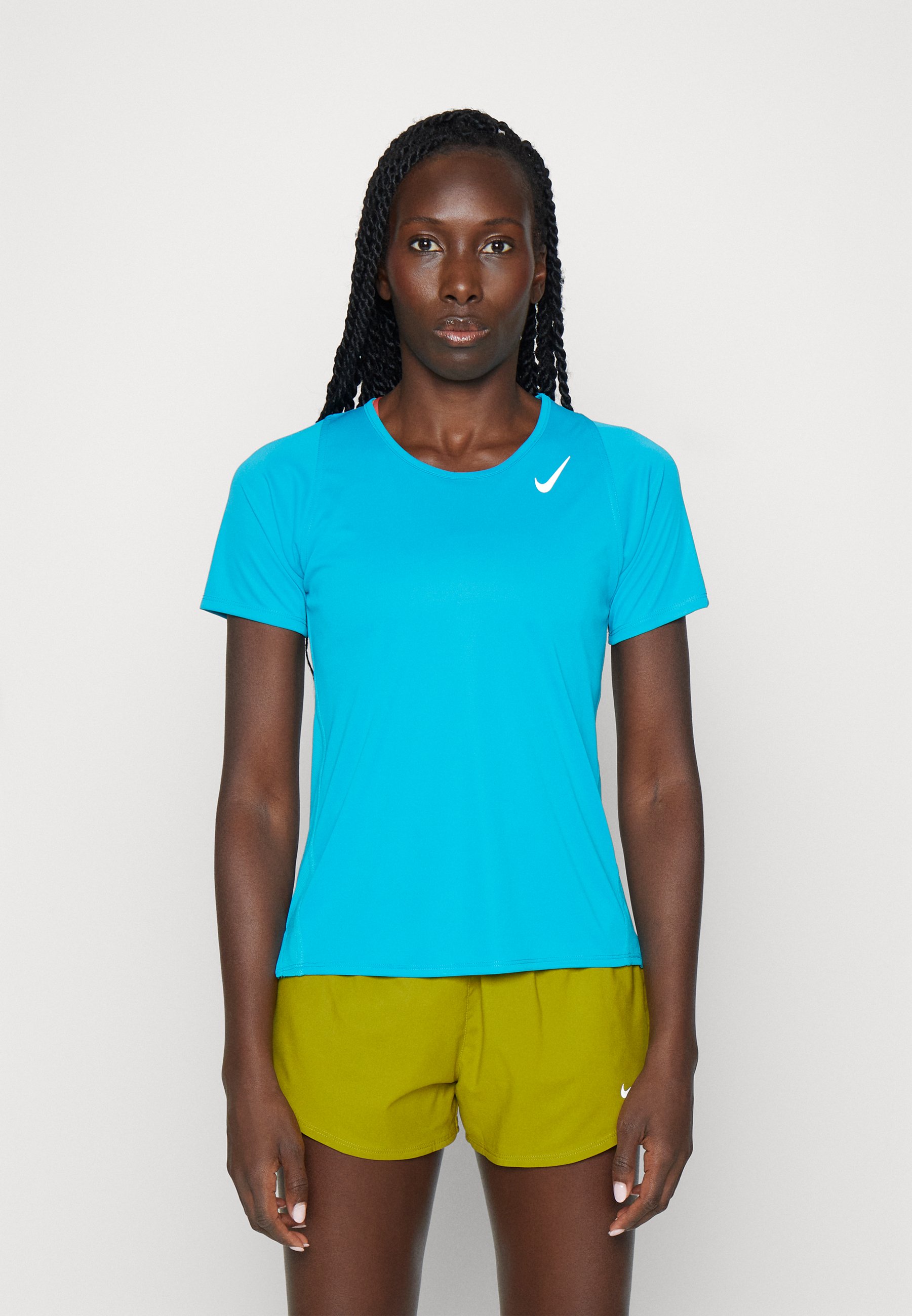 teal blue nike shirt