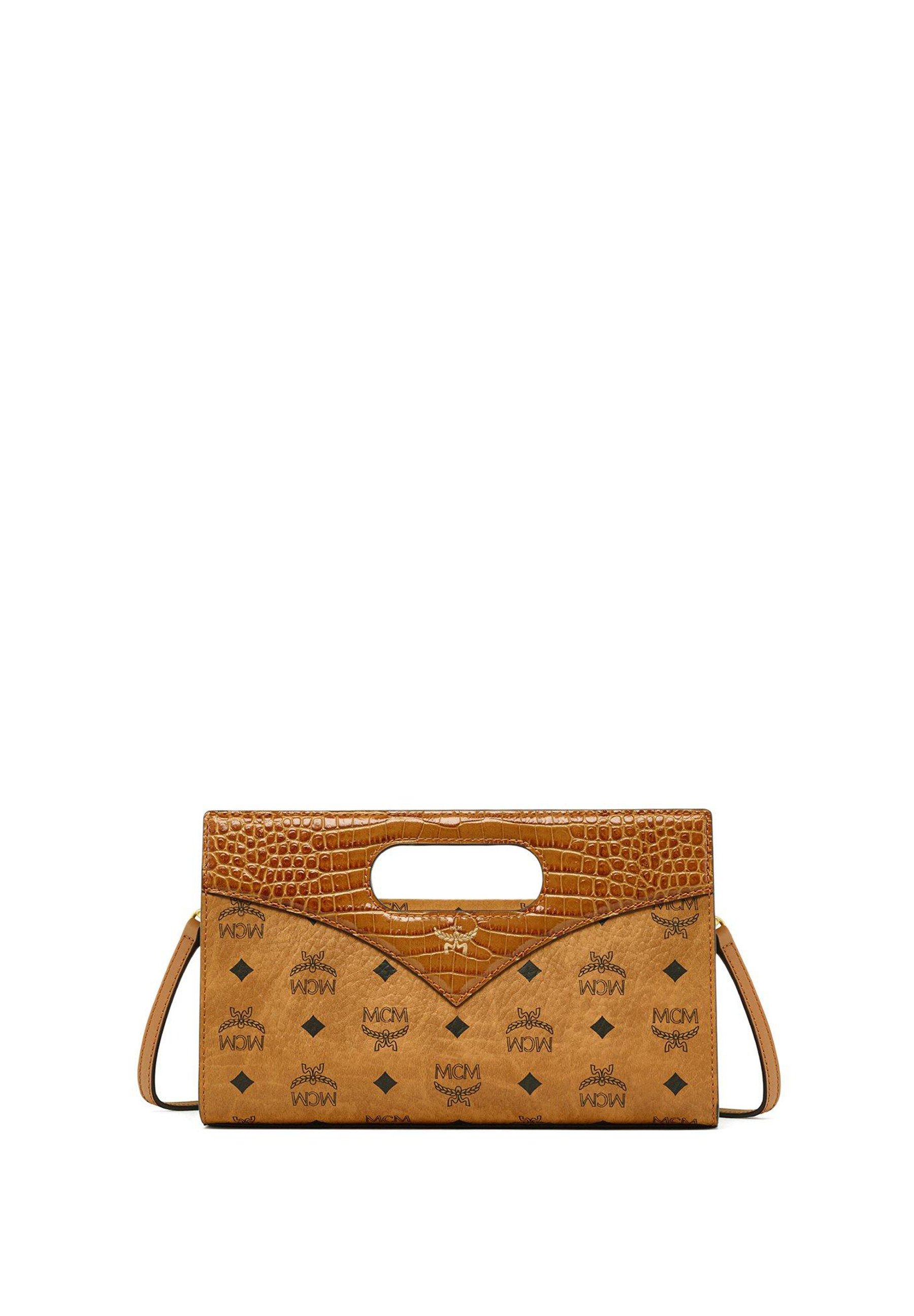 MCM DIAMOND VI SML C - Across body bag - cognac - Zalando