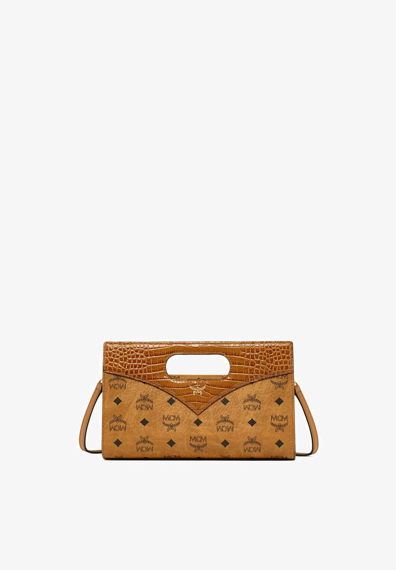 MCM DIAMOND VI SML C - Schoudertas - cognac